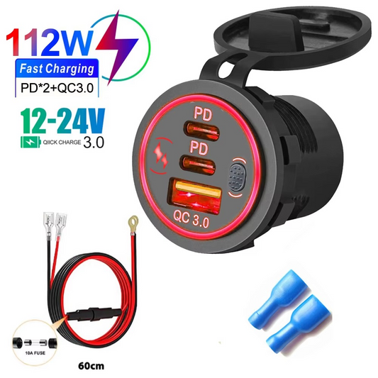 Dual USB C Charger