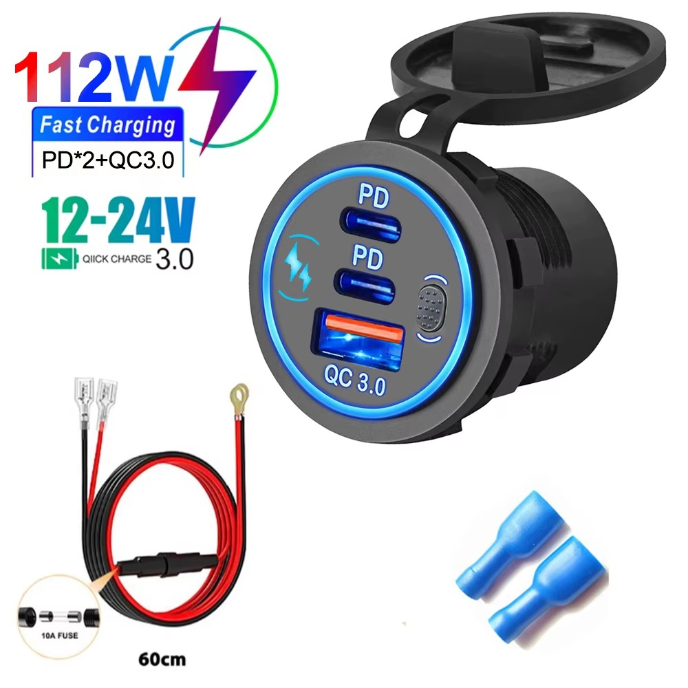 Dual USB C Charger