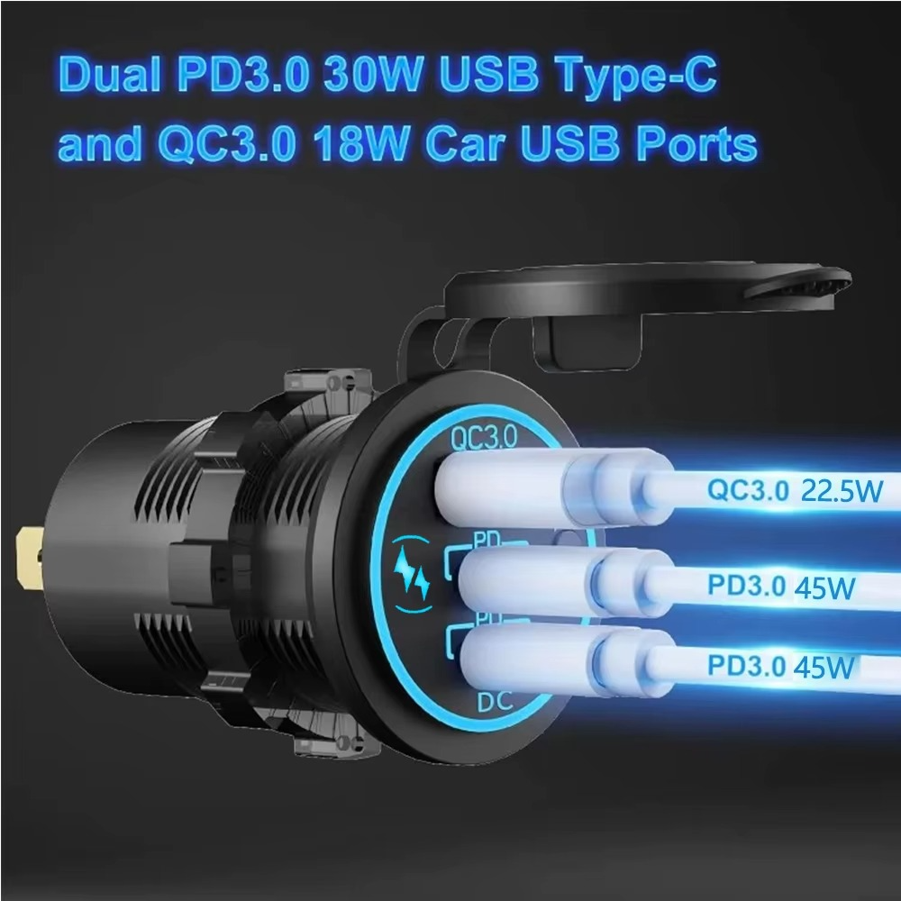 Dual USB C Charger