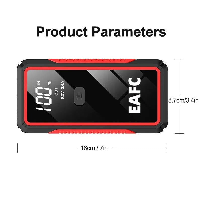 Car Jump Starter – Cables & Case
